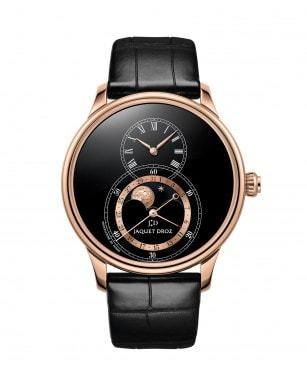 Jaquet Droz, Grande Seconde Moon Black Enamel, J007533201, Front