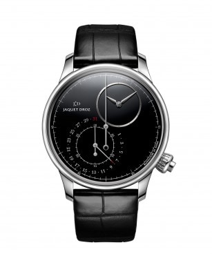 Jaquet Droz, Grande Seconde Off-centered Chronograph Black Onyx, J007830270, Front