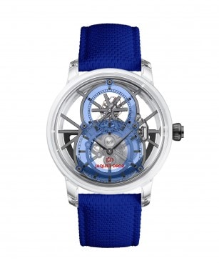 Jaquet Droz, Tourbillon Skelet Sapphire, J0135270061, Front