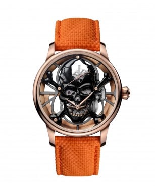 Jaquet Droz, Tourbillon Skelet Skull, J0135230011, Front