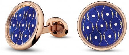 PAIR OF PAILLONS CUFFLINKS BY JAQUET DROZ