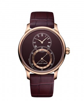 Jaquet Droz, Grande Seconde Quantième Burgundy Enamel, J007023202, Front