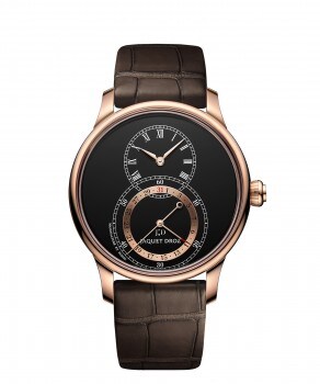 Jaquet Droz, Grande Seconde Quantième Anthracite Enamel, J007023203, Front