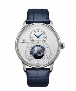 Jaquet Droz, Grande Seconde Dual Time Silver, J016030241, Front