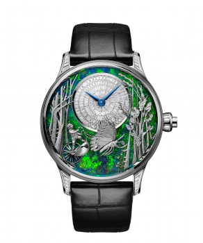Jaquet Droz, Loving Butterfly Automaton, J032534272, Front