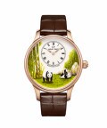 Jaquet Droz, Petite Heure Minute Panda, J005013225, Front
