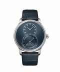 Jaquet Droz, Grande Seconde Quantième Satin-brushed Blue, J007010244, Front