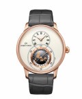 Jaquet Droz, Grande Seconde Dual Time Ivory Enamel, J016033201, Front