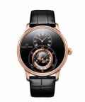 Jaquet Droz, Grande Seconde Dual Time Black Enamel, J016033202, Front