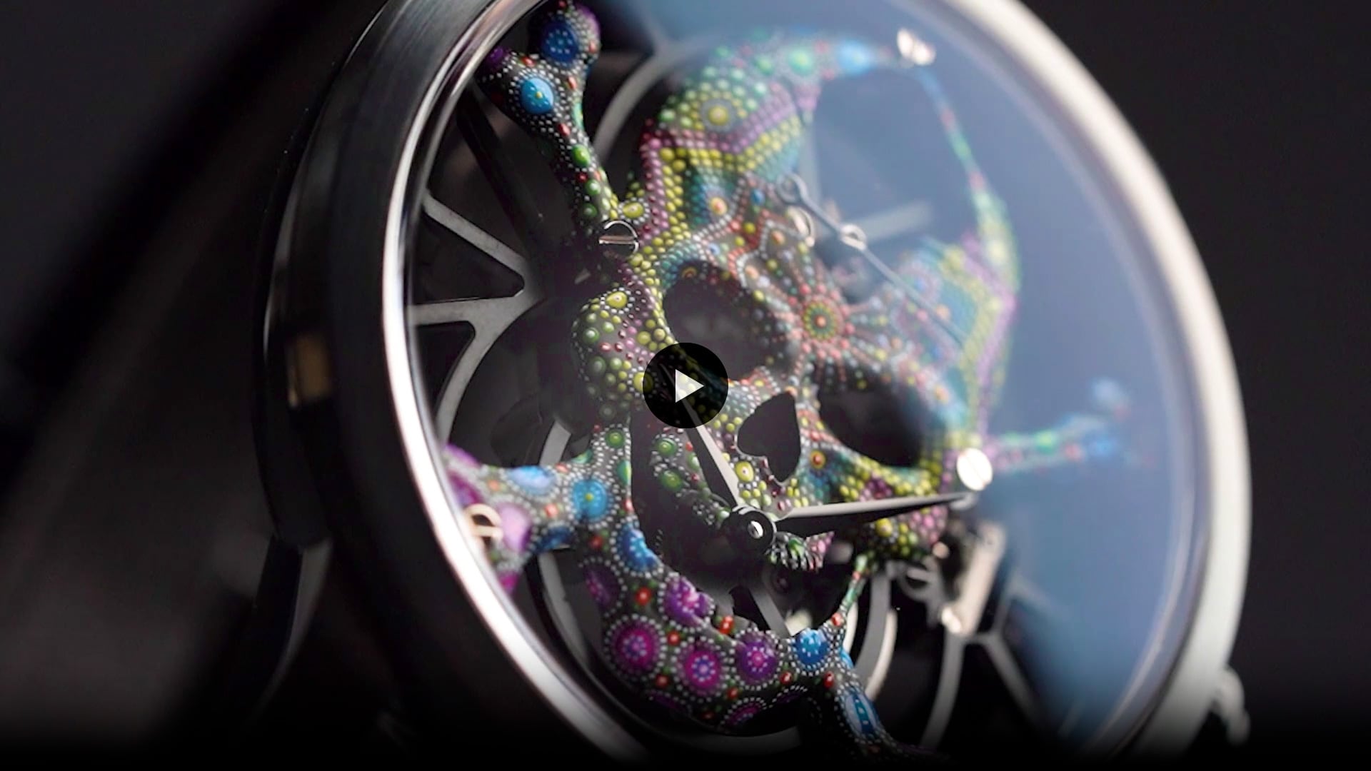 CUESSOUL ROCK THE WORLD スカルデザイン キュー パヴェスカルリング スカル メンズ ブラス ブラック キュービック